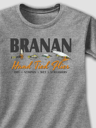 Hand Tied Flies : Adult Ladies Fitted T-Shirt