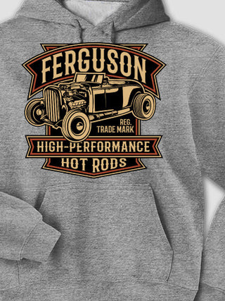 High-Performance Hot Rods : Printed Hoodies