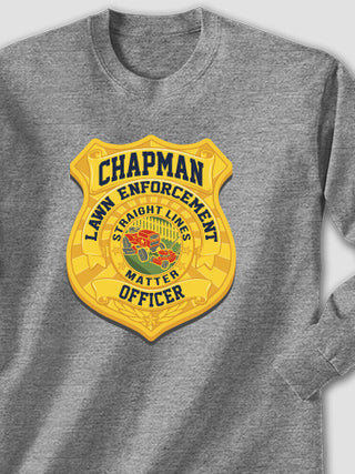 Lawn Enforcement : Printed Long Sleeves
