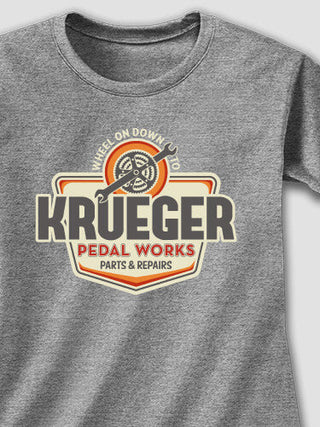 Pedal Works : Adult Ladies Fitted T-Shirt