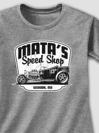 Speed Shop : Adult Ladies Fitted T-Shirt
