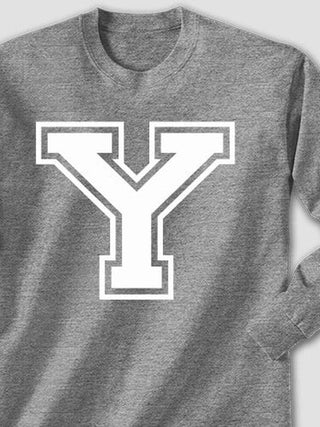 Varsity Letter : Printed Long Sleeves