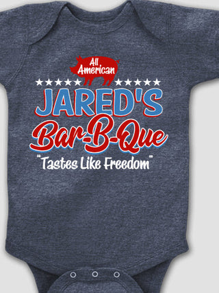 All American BBQ : Printed Baby Bodysuits