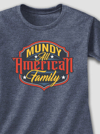 All-American Family : Adult Ladies Fitted T-Shirt