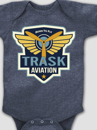Aviation Patch : Printed Baby Bodysuits