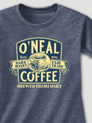 Coffee : Adult Ladies Fitted T-Shirt