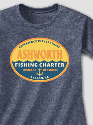 Fishing Charter : Adult Ladies Fitted T-Shirt