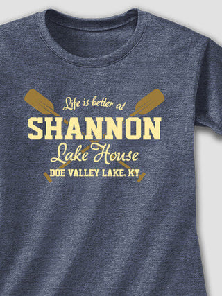 Lake House : Adult Ladies Fitted T-Shirt