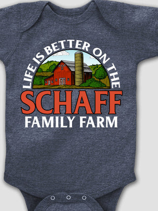 Life Is Better Farm : Printed Baby Bodysuits