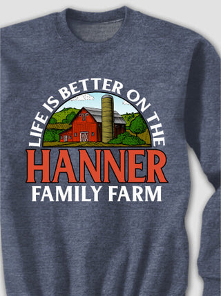 Life Is Better Farm : Printed Sweatshirts