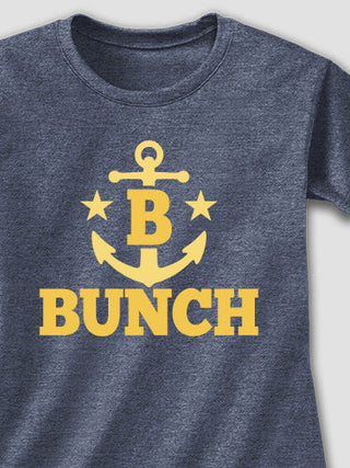 Nautical Monogram : Adult Ladies Fitted T-Shirt