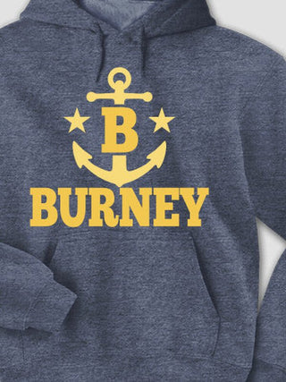 Nautical Monogram : Printed Hoodies