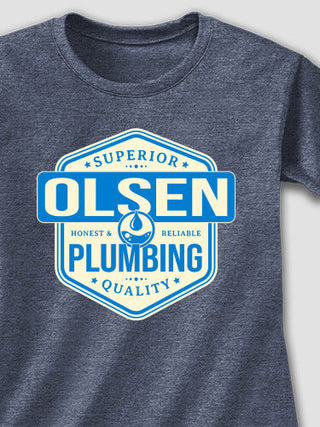 Plumbing : Adult Ladies Fitted T-Shirt