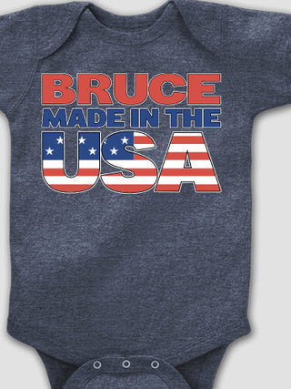 USA Family : Printed Baby Bodysuits