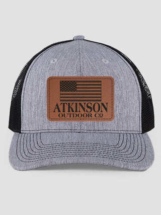 American Outdoor Company : Structured Trucker Hats with Patch