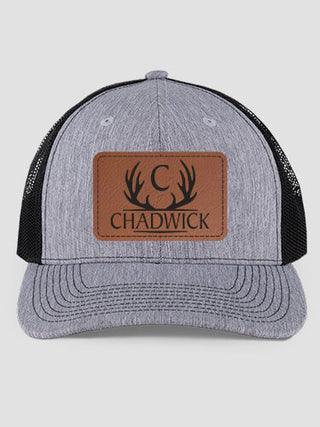 Antler Monogram : Structured Trucker Hats with Patch