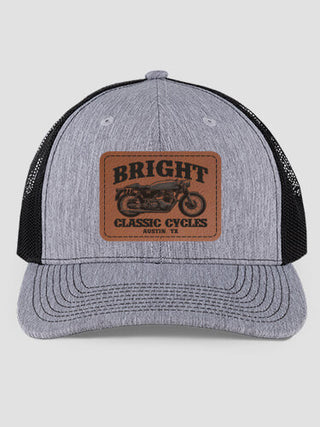 Classic Cycles : Structured Trucker Hats with Patch