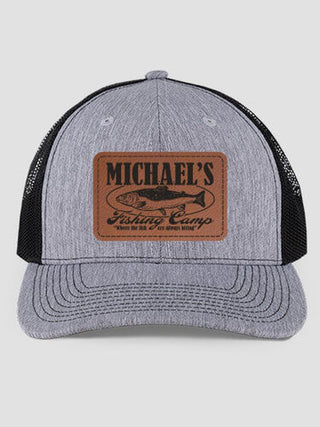 Fishing Camp : Structured Trucker Hats with Patch