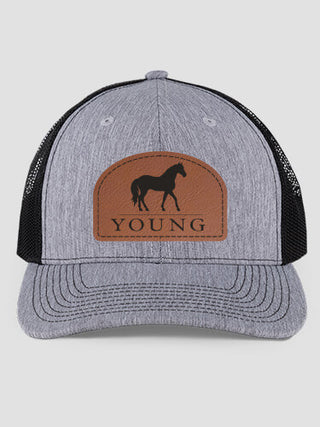 Horse : Structured Trucker Hats with Patch