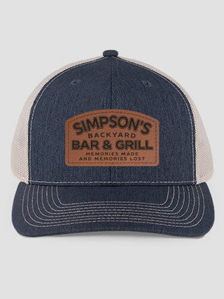 Backyard Bar and Grill : Structured Trucker Hats with Patch