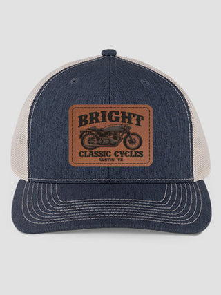 Classic Cycles : Structured Trucker Hats with Patch
