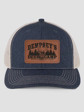 Deer Camp : Structured Trucker Hats with Patch