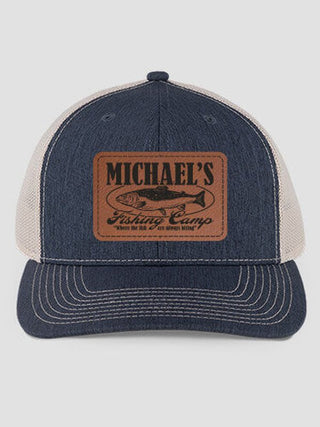Fishing Camp : Structured Trucker Hats with Patch