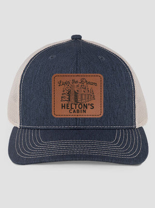 Livin' The Dream Cabin : Structured Trucker Hats with Patch