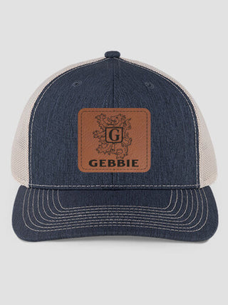 Scottish Monogram : Structured Trucker Hats with Patch