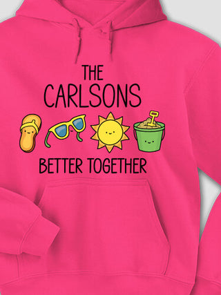 Better Together Vacation : Printed Hoodies