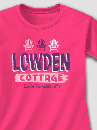 Cottage : Adult Ladies Fitted T-Shirt