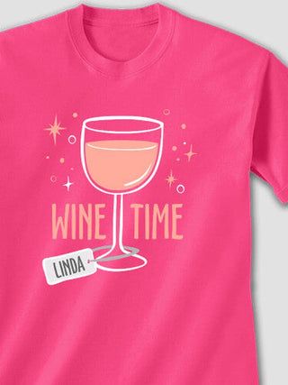 Wine Time : Printed T-Shirts