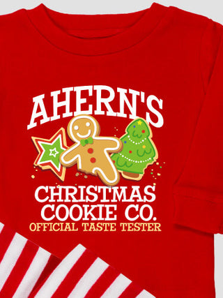 Christmas Cookie Tester : Matching Family Pajamas