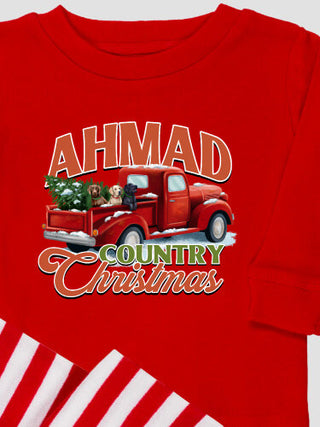 Country Christmas : Matching Family Pajamas