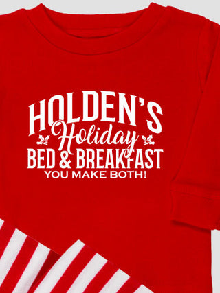 Holiday Bed And Breakfast : Matching Family Pajamas