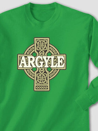 Celtic Stone Cross : Printed Long Sleeves