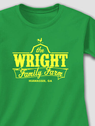 Family Farm : Adult Ladies Fitted T-Shirt