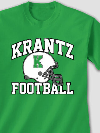 Football Helmet : Printed T-Shirts