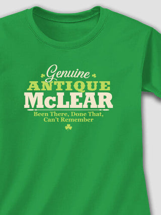 Genuine Irish Antique : Adult Ladies Fitted T-Shirt