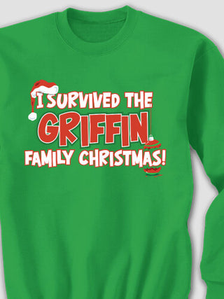 I Survived Christmas : Printed Sweatshirts