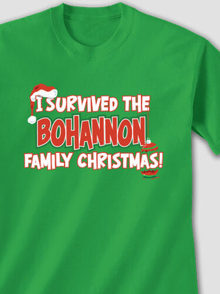 I Survived Christmas : Printed T-Shirts