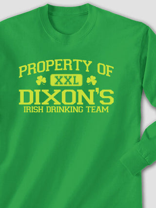Irish Drinking Team : Printed Long Sleeves