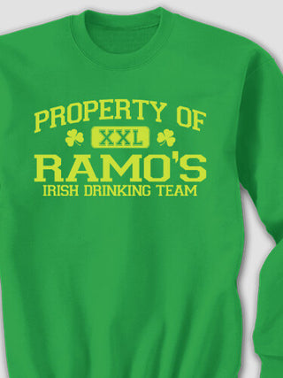 Irish Drinking Team : Printed Sweatshirts