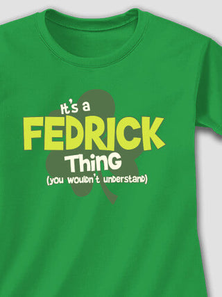Irish Thing : Adult Ladies Fitted T-Shirt