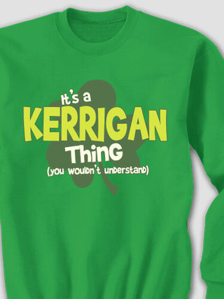 Irish Thing : Printed Sweatshirts