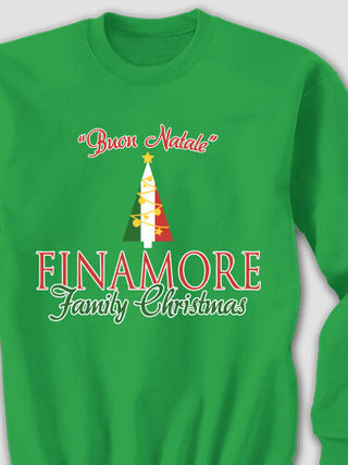 Italian Family Christmas : Printed Sweatshirts