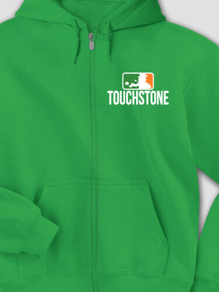 Major League Irish : Embroidered Zip Hoodies