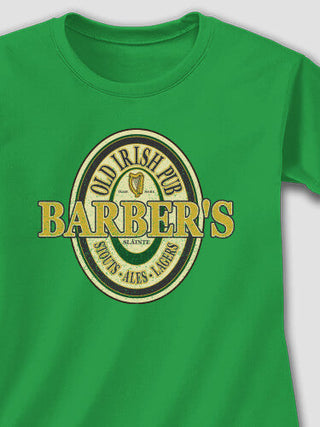 Old Irish Pub : Adult Ladies Fitted T-Shirt