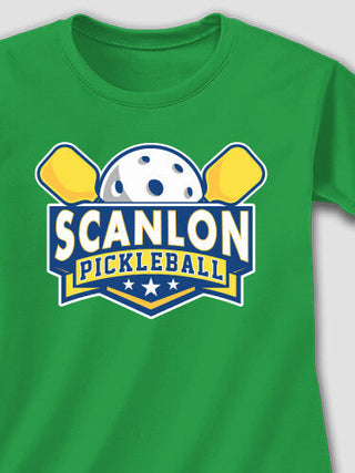Pickleball : Adult Ladies Fitted T-Shirt