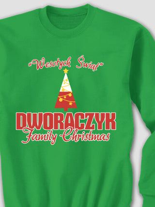 Polish Family Christmas : Printed Sweatshirts